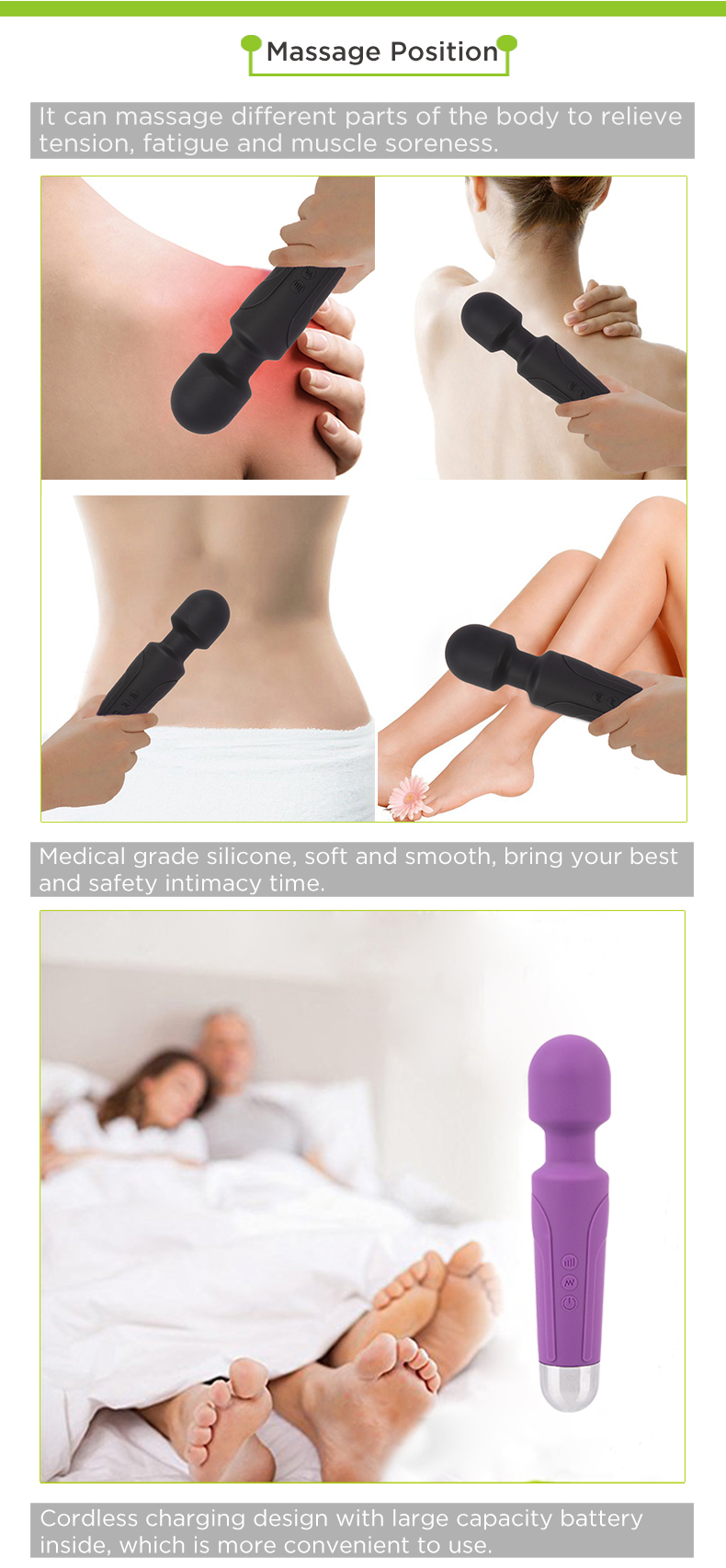 Powerful Electric Personal Wand Massager